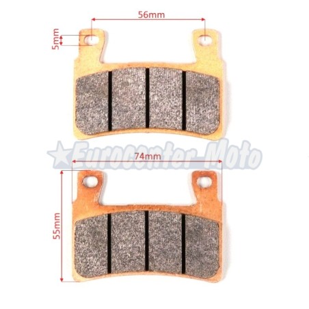 Pastillas de freno sinterizadas Honda CBR 600 y varias