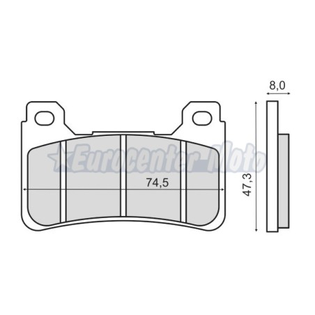 Pastillas de freno sinterizadas Honda CBR 600/1000, VFR y varias