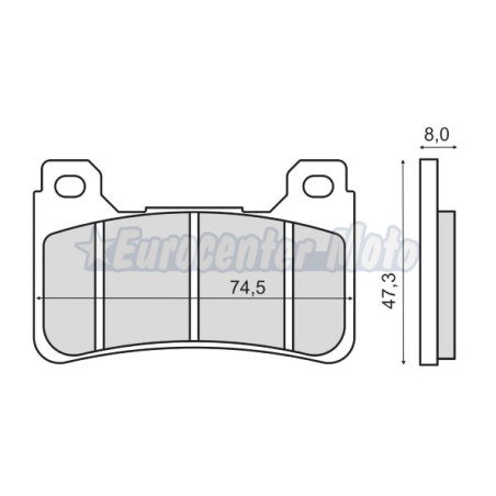 Pastillas de freno sinterizadas Honda CBR 600/1000, VFR y varias