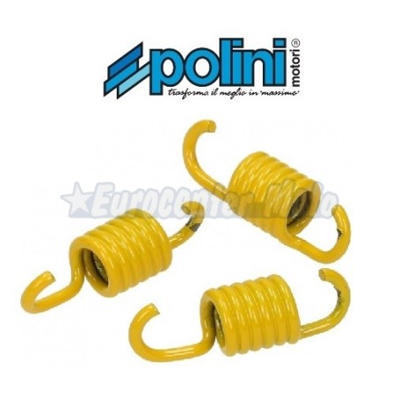 Muelles embrague Polini amarillos Minarelli/Yamaha scooter 50 (107mm)