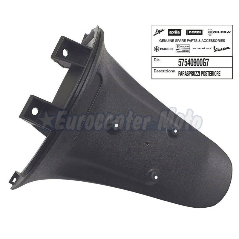 Guardabarros trasero Original Piaggio Zip 50 desde 2001