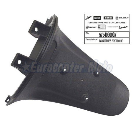 Guardabarros trasero Original Piaggio Zip 50 desde 2001