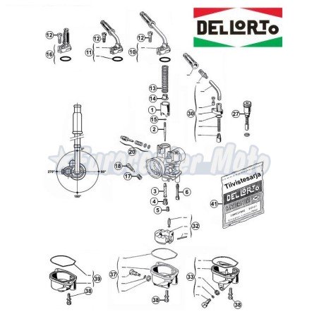 Tapa starter aire Original carburadores Dellorto PHBN varios modelos