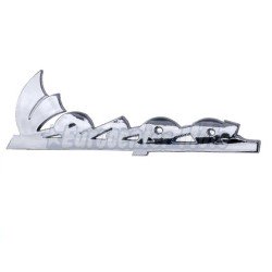 Letrero emblema lateral cófano Vespa ET2/ET4 y Vespa PX freno de disco