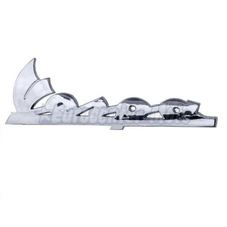 Letrero emblema lateral cófano Vespa ET2/ET4 y Vespa PX freno de disco