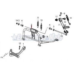 Caballete central Original Sym Symphony 125 SR y varios modelos