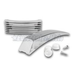 Kit rejilla claxon y cresta guardabarros cromada Vespa PX, Iris...