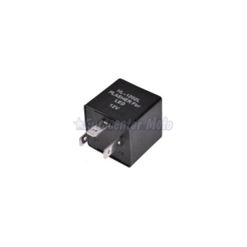 Relé intermitentes Leds Universal 12V 3 Terminales