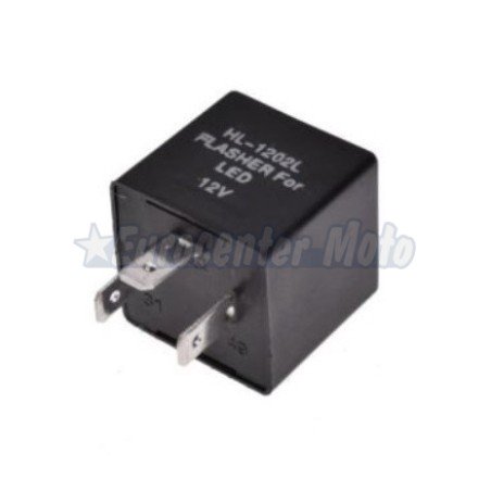 Relé intermitentes Leds Universal 12V 3 Terminales