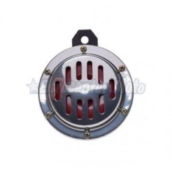 Claxon cromado universal moto y scooter 12V C.C. Tipo clásico