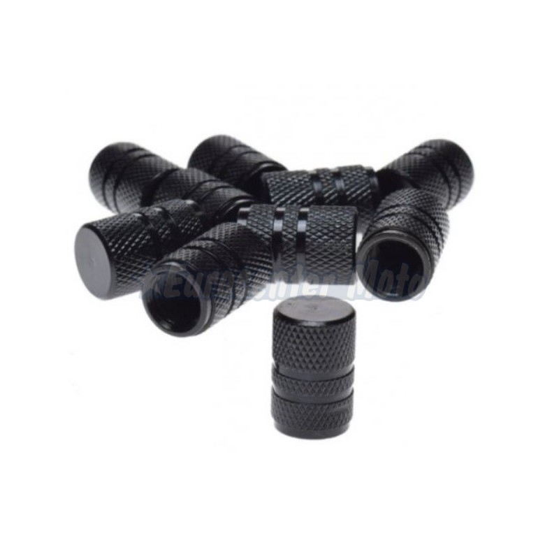 Tapón válvula llanta metálico. Negro tipo 1