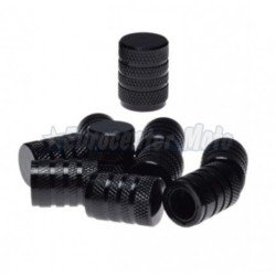 Tapón válvula llanta metálico. Negro tipo 2