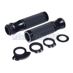 Juego puños abiertos Leoshi 652. Aluminio negros