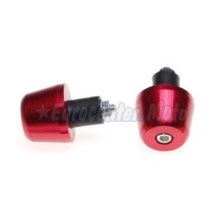 Contrapesos manillar cónicos grandes. Goma 17mm. Varios colores