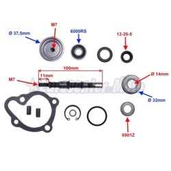 Kit reparación bomba de agua Kymco 250/300 Varios modelos