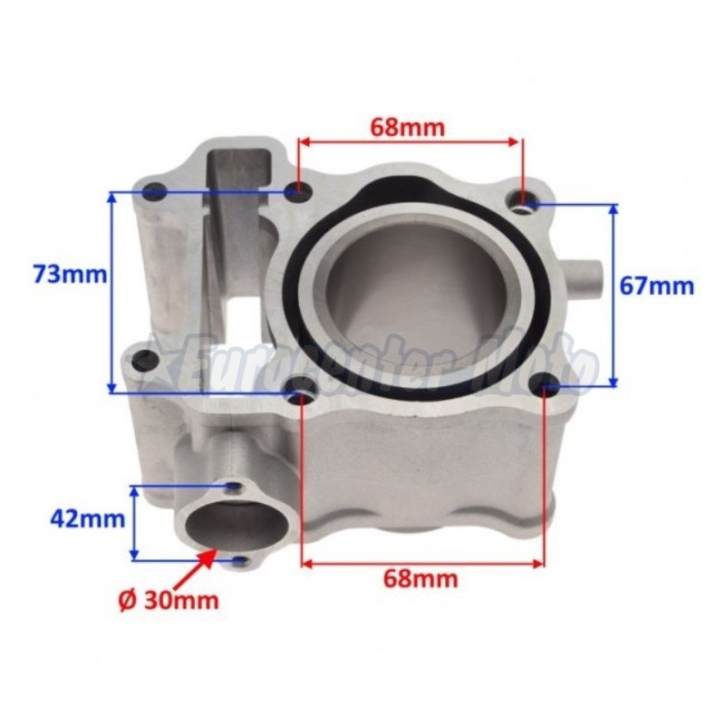 Kit cilindro Honda SH, PS, Dylan 125. Medida estándar a 52,4mm