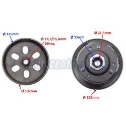 Embrague completo con poleas Honda SH, Dylan, PS 125/150...