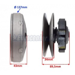 Embrague completo con poleas Honda SH, Dylan, PS 125/150...