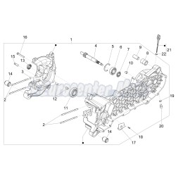 Tapón varilla nivel aceite transmisión motores Piaggio 50/125/250/300/500