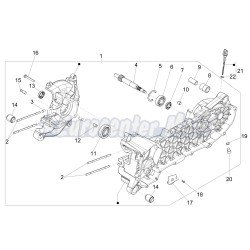 Tapón varilla nivel aceite transmisión motores Piaggio 50/125/250/300/500