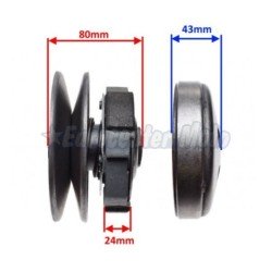 Embrague completo con poleas motores GY6 125 y motos chinas varias