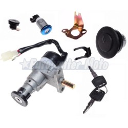 Juego cerraduras completo Keeway Focus, F-Act 50/125