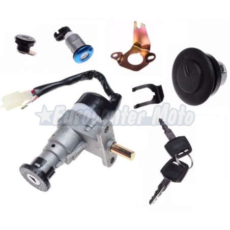 Juego cerraduras completo Keeway Focus, F-Act 50/125