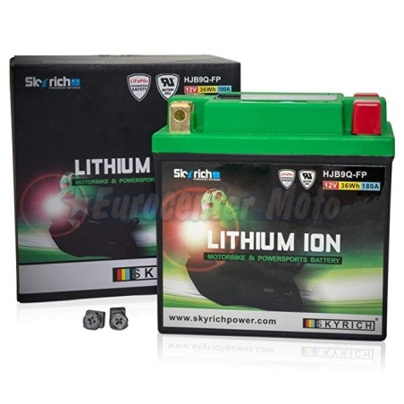 Bateria de litio Skyrich HJB9Q-FP (Impermeable + indicador de carga)