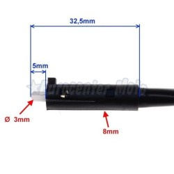 Interruptor de freno/stop Honda y varios modelos. Corto