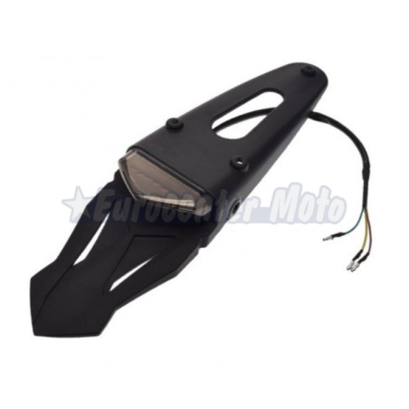 Piloto freno Leds Mudguard. Ahumado. Homologado