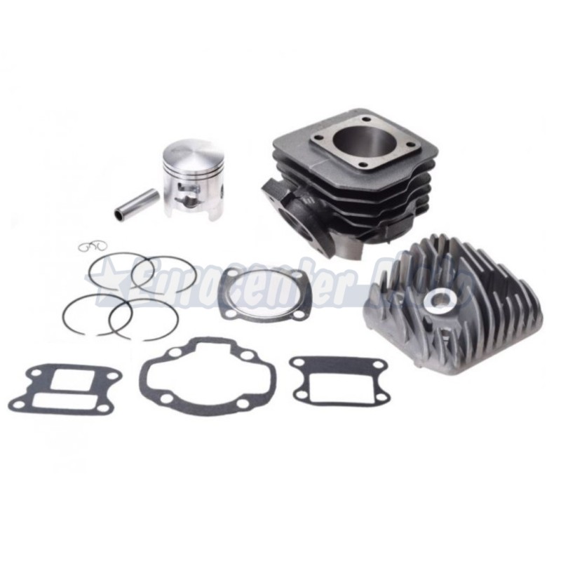 Kit cilindro y culata motores Kymco, Honda y Daelim modelos antiguos 50 2T de aire 70c.c. D.47mm