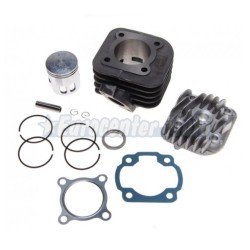 Kit cilindro y culata motores Minarelli horizontal de aire 50 2T a 70c.c. D.47mm