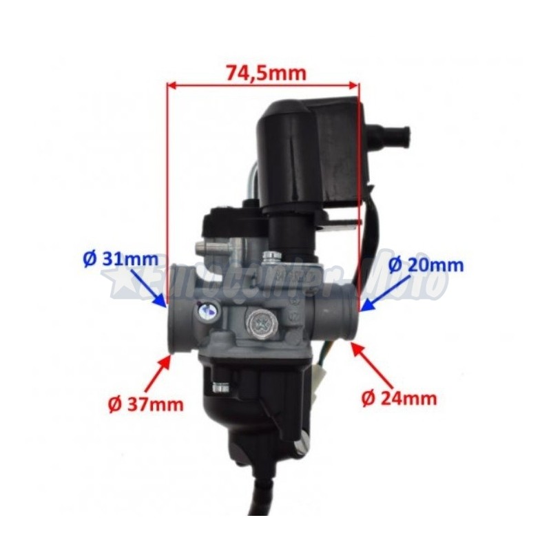 Carburador WM Dellorto PHVA 17,5 RD motores Piaggio 50 2T Euro 2 desde 2008