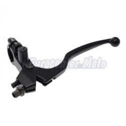 Mando freno o embrague universal con soporte. Con rosca para espejo de 10x125