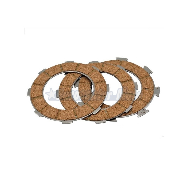 Juego 3 discos embrague Vespa 200 Iris, TX, PX, Rally, T5...