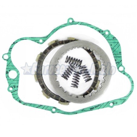 Kit discos, separadores, muelles y junta tapa embrague motores Minarelli AM6