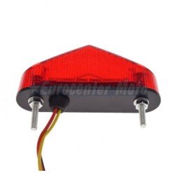 Piloto mini porta-matrículas Leds Rojo. Homologado