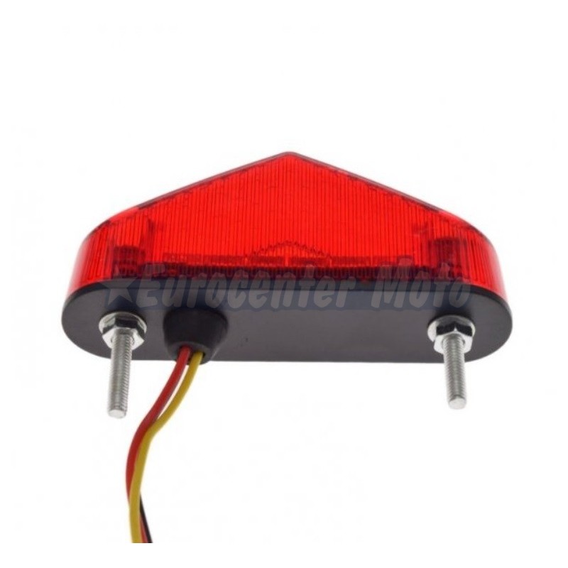 Piloto mini porta-matrículas Leds Rojo. Homologado