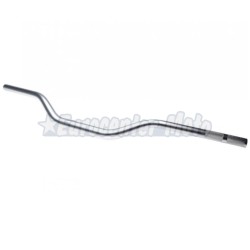 Manillar universal enduro de 28,5mm Aluminio. Plata