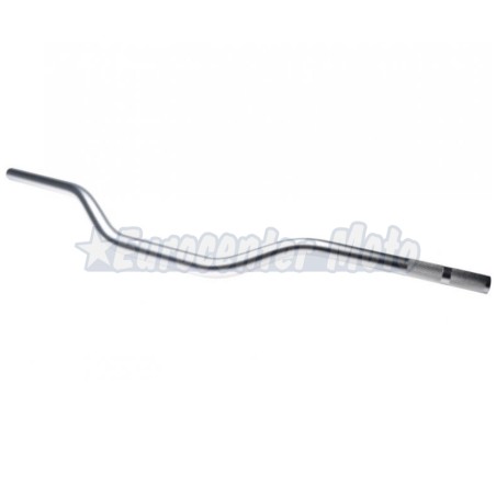 Manillar universal enduro de 28,5mm Aluminio. Plata