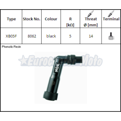 Pipa bujía NGK XB05F