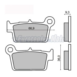 Pastillas de freno orgánicas Aprilia, Beta, Gas Gas, Yamaha...