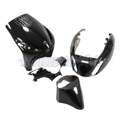 Kit carenado Piaggio Zip de aire desde 2001. Negro Brillo