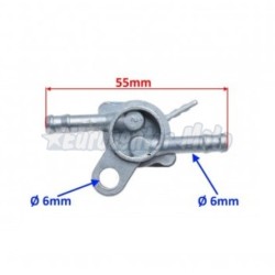 Grifo gasolina on-off universal con manecilla. 6mm