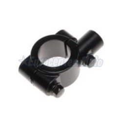 Soporte espejo abrazadera manillar. D.8mm rosca a izquierdas