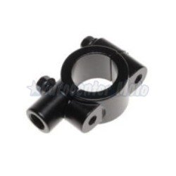 Soporte espejo abrazadera manillar. D.8mm rosca a izquierdas