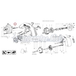 Eje rueda delantera Vespa 125 Primavera, Super...