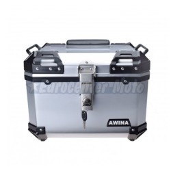 Maleta Top case Awina Travel de 45L. Plata