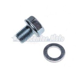 Tornillo y arandela drenaje aceite D.12x150. Motores 4 tiempos