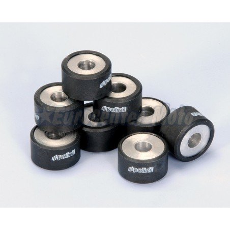 Rodillos variador Polini 25x15 de 11gramos. 8 Unidades